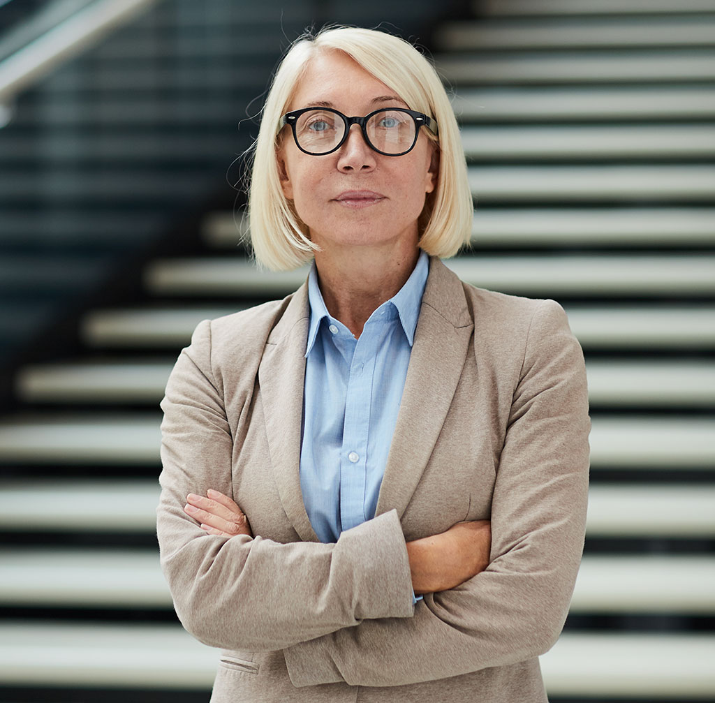 confident professional